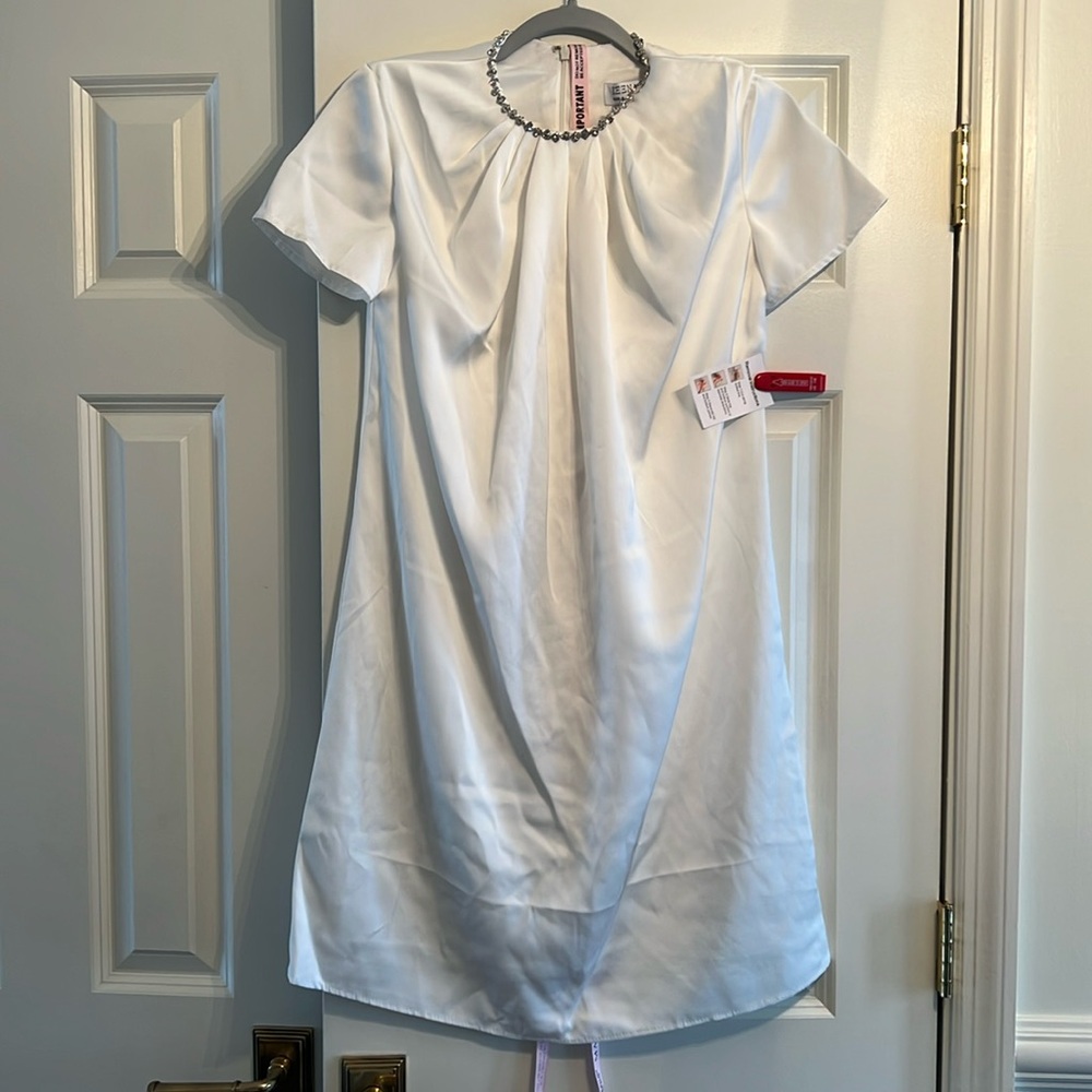 Ieena for Macduggal White Dress size 2